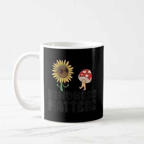 Hippie Retro Sunflower Rainbow Sped Teacher Kindne Coffee Mug