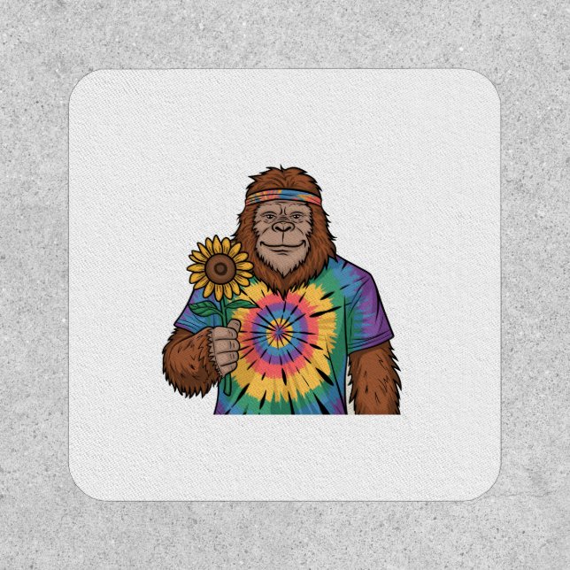 Hippie Sasquatch Patch (Front)