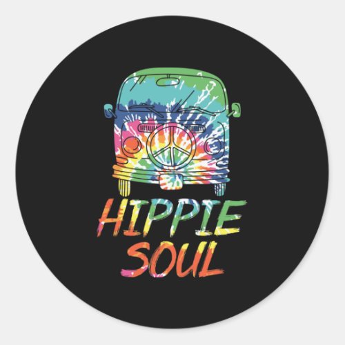 Hippie Soul Classic Round Sticker