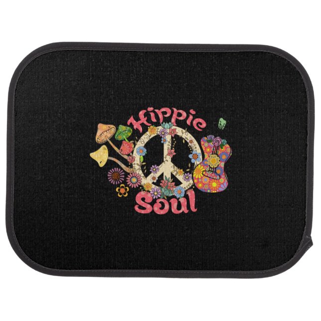 Hippie Soul sublimation Car Floor Mat (Rear)