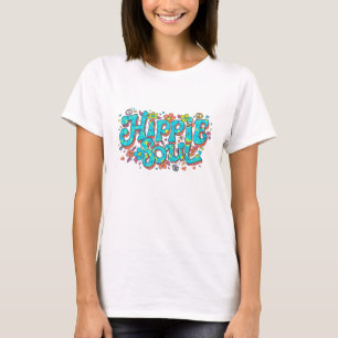 HIPPIE SOUL (TURQUOISE FONT) T-SHIRT