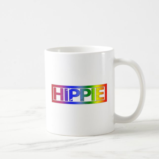 Hippie Stamp Coffee Mug (Right)