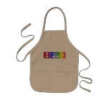 Hippie Stamp Kids' Apron
