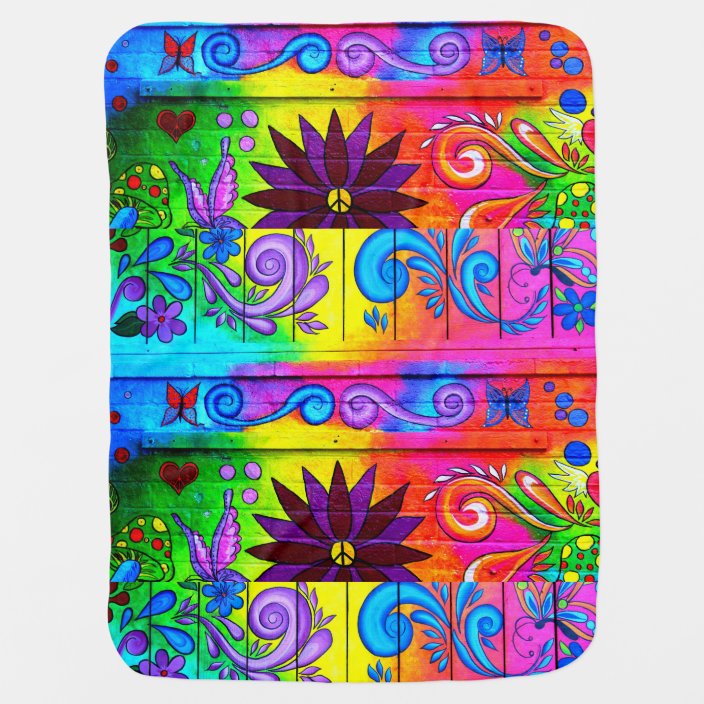 hippie baby blanket