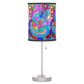 hippie style groovy love table lamp (Left)