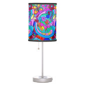 hippie style groovy love table lamp (Right)