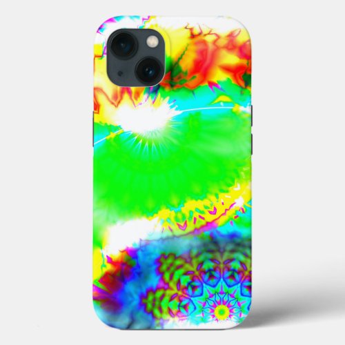 Hippie Tie Dye Mandala Otterbox iPhone 13 Case