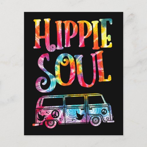 Hippie Tie Dye Van Hippie Soul