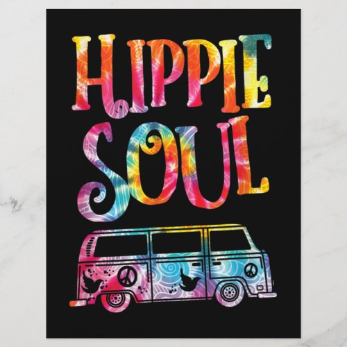 Hippie Tie Dye Van Hippie Soul Letterhead