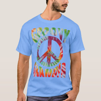 Hippie Tie Dye Vintage Grandpa T-Shirt