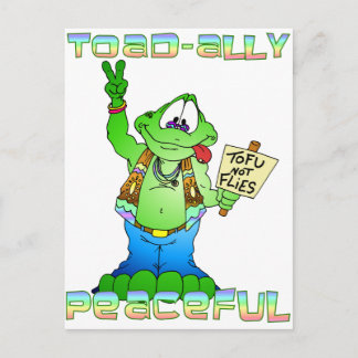 Hippie Toad Postcard