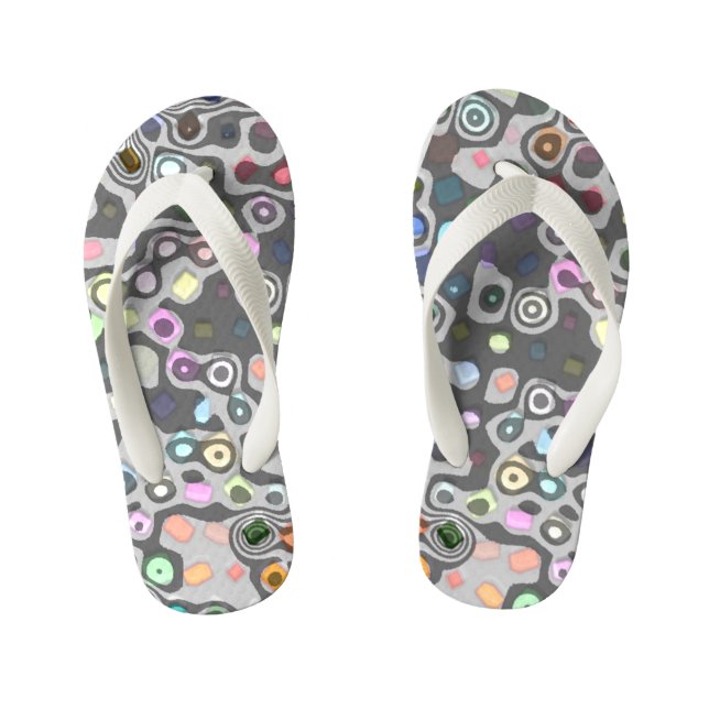 Hippie toddler flip flops (Footbed)