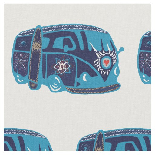 Hippie Van Custom Combed Cotton (56" width) Fabric