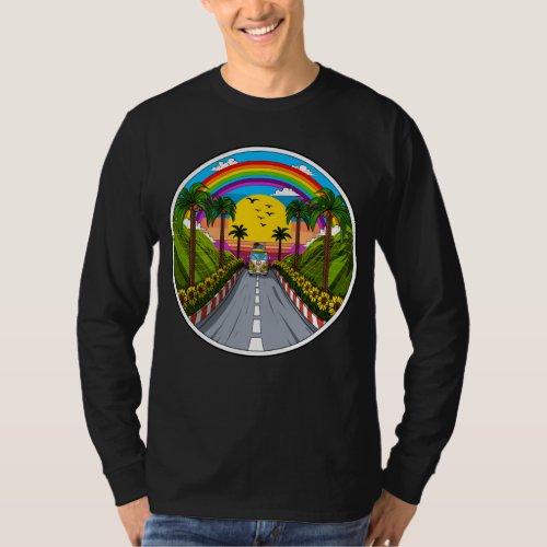 Hippie Van Vacation T_Shirt