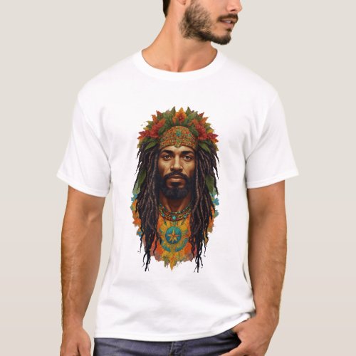 Hippie vibes Reggae T_Shirt
