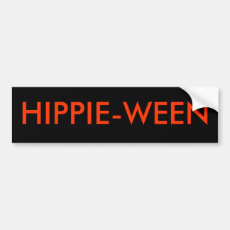 HIPPIE-WEEN BUMPER STICKER