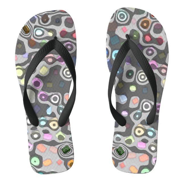 Hippie wide flip flops (Footbed)