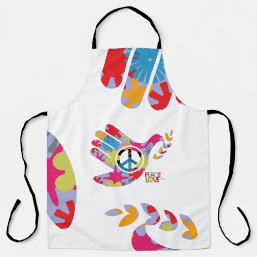 HIPPIE WORLD SUMMER 2021 PEACE AND LOVE APRON