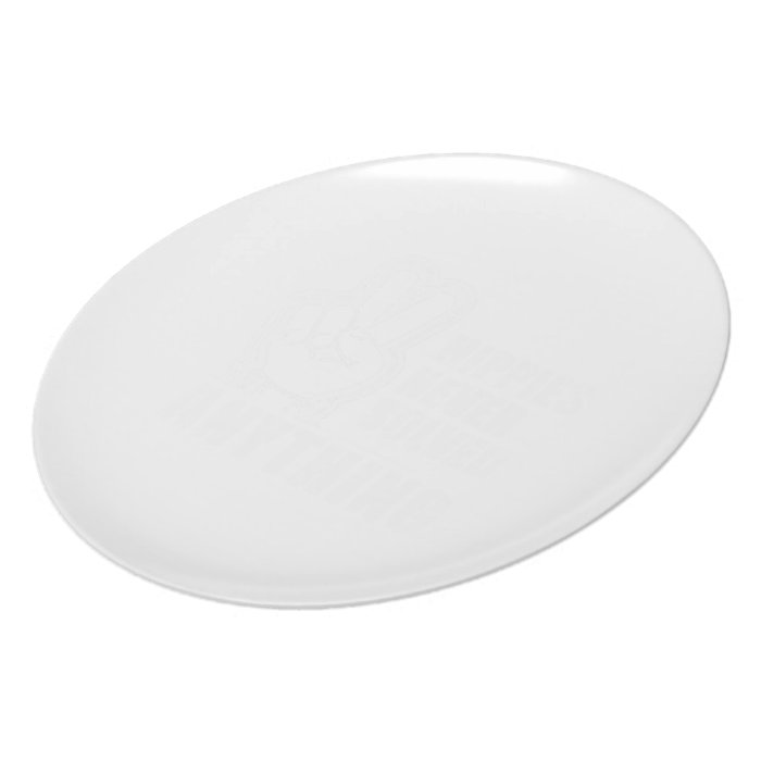 Hippies never solved anything  (white) Faded.png Dinner Plates