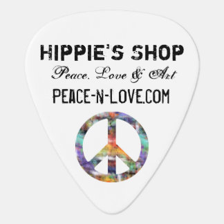 Hippie's Shop Promotional Value Peace Sign Guitar Pick