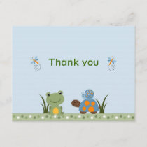 Hippity Frog Turtle Thank You Note Cards
