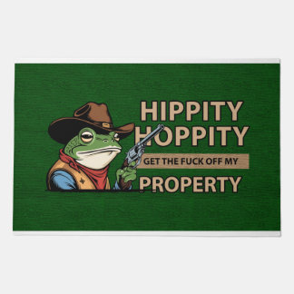 Hippity Hoppity Doormat – Funny Welcome Mat