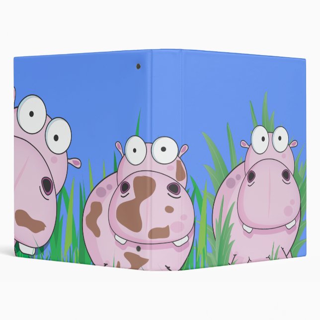 Hippo 3 Ring Binder (Background)