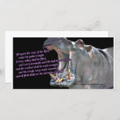 Hippo Advent Card (Front/Back)