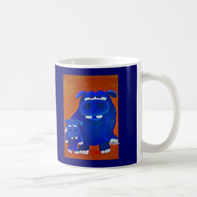 Hippo and Son Coffee Mug (Right)