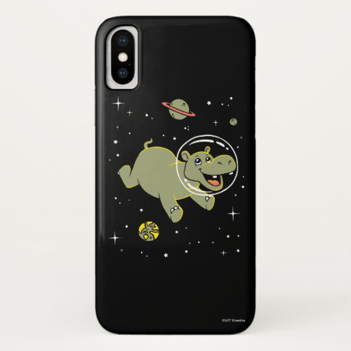 Hippo Animals In Space iPhone X Case