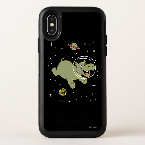 Hippo Animals In Space OtterBox Symmetry iPhone X Case