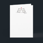 HIPPO ANNIVERSARY CARD<br><div class="desc">Two mutually smitten hippos gaze into each other's eyes.</div>