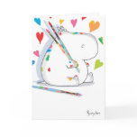 HIPPO ARTIST Valentines by Boynton Holiday Card HIPPO ARTIST Valentines by Boynton Holiday Card