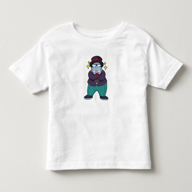 Hippo as Groom with Suit.PNG Toddler T-shirt (Front)