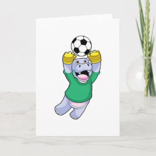 Hippo at Soccer Sports Card