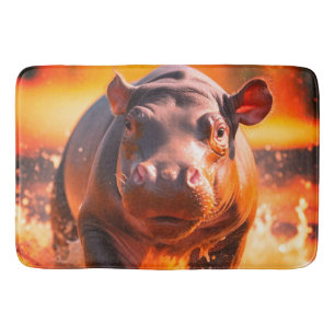 Hippo Bath Mat
