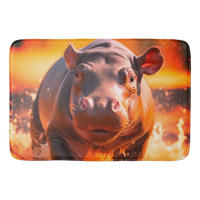 Hippo Bath Mat (Front)