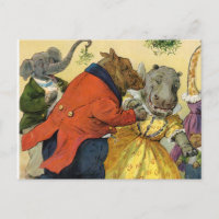 Hippo & Bear at the Christmas Ball in Animal Land