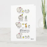 HIPPO BIRDIE CARD<br><div class="desc">A Boynton Classic. An unpretentious hippo,  birdie,  and two ewe make for what is,  rumor has it,  the bestselling birthday card ever. Over ten million copies sold. (!)</div>