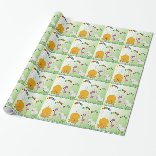 Hippo Birdy 2 Ewe Wrapping Paper