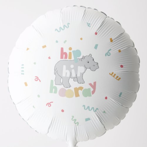 Hippo Birthday Party Hippo Hippopotamus Party Balloon