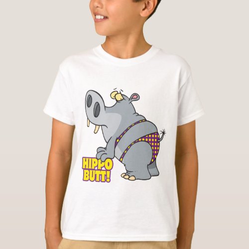 hippo butt bikini hippopotamus T_Shirt