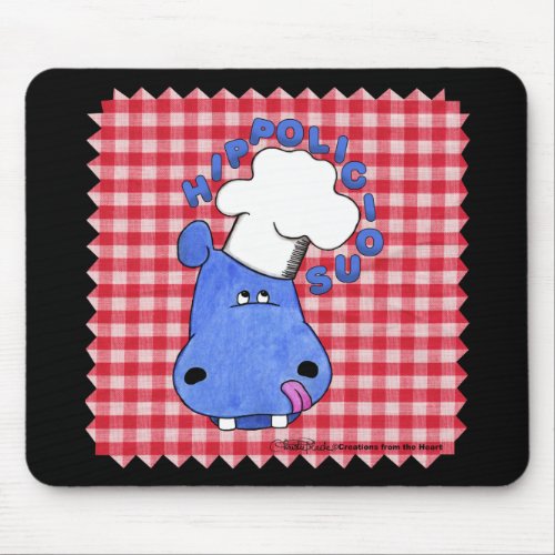 Hippo Chef Hippolicious Mouse Pad