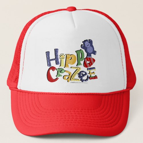 Hippo Crazee on light colors Trucker Hat