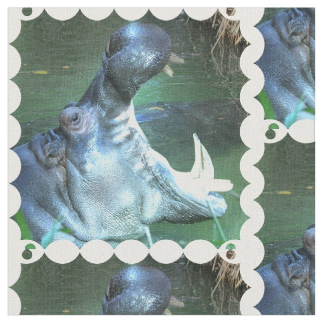 Hippo Fabric (Close Up)