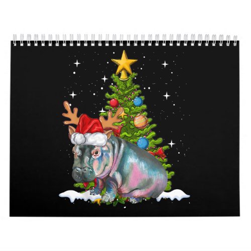 Hippo Fiona Christmas Tree Hippopotamus Calendar