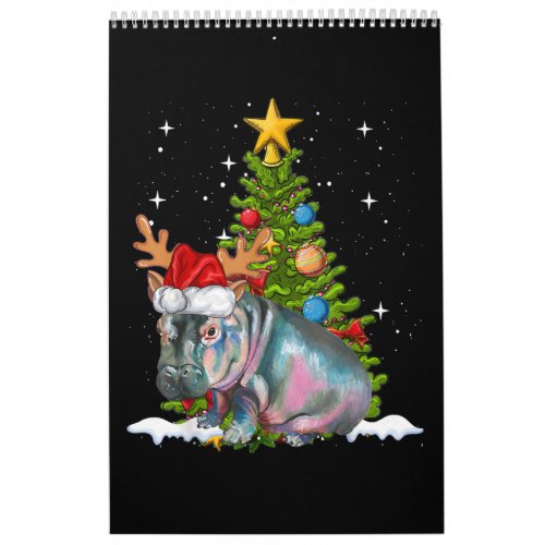 Hippo Fiona Christmas Tree Hippopotamus Calendar