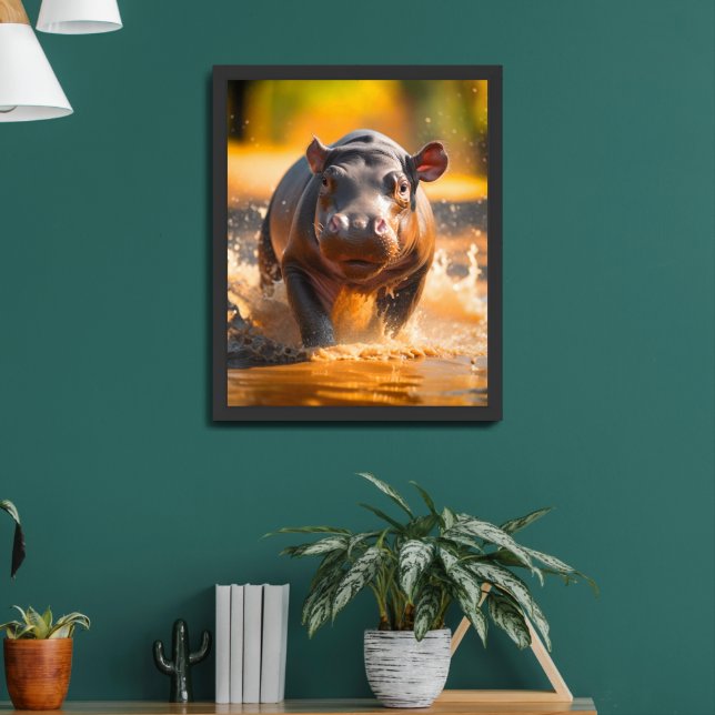 Hippo Framed Art (Living Room 2)