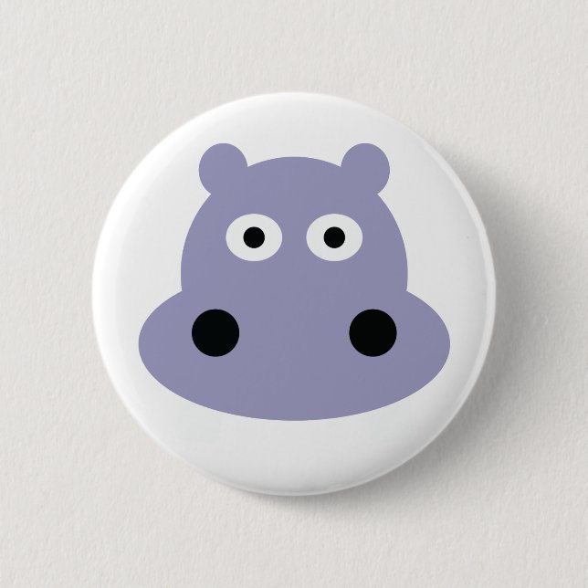 hippo head button (Front)