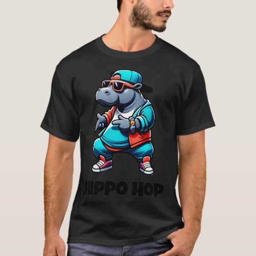 Hippo Hop Dancer T_Shirt